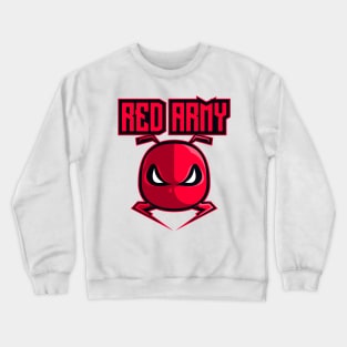 Red Army Ant Mascot Crewneck Sweatshirt